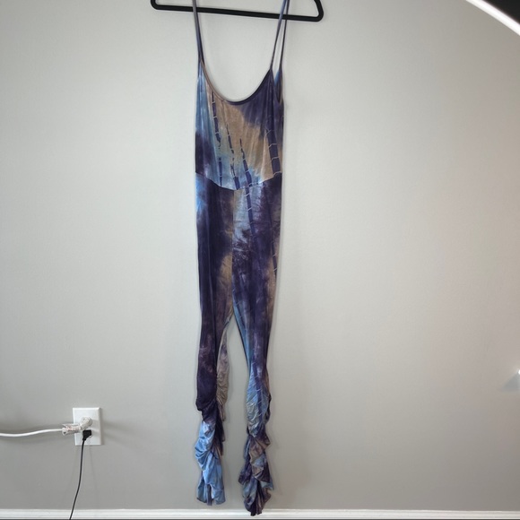 Laqueen | Multi-color Tie Dye Jumpsuit Size Small - Picture 3 of 7